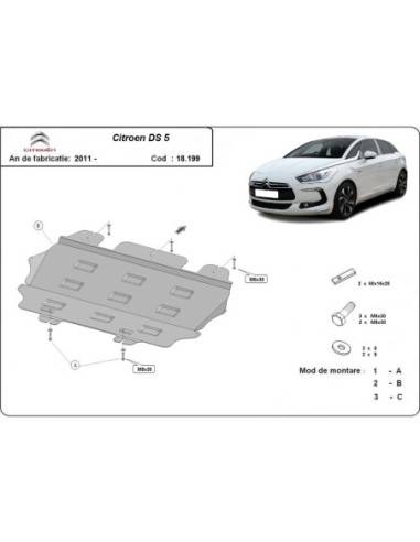 Cubre carter metalico Citroen DS5 "18.199" (Desde 2011)