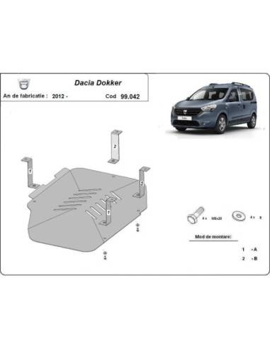 Protección del depósito de combustible Dacia Dokker "99.042" (Desde 2012)