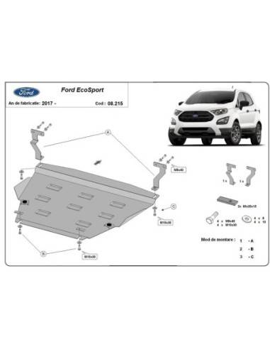 Cubre carter metalico Ford EcoSport "08.215" (Desde 2017)