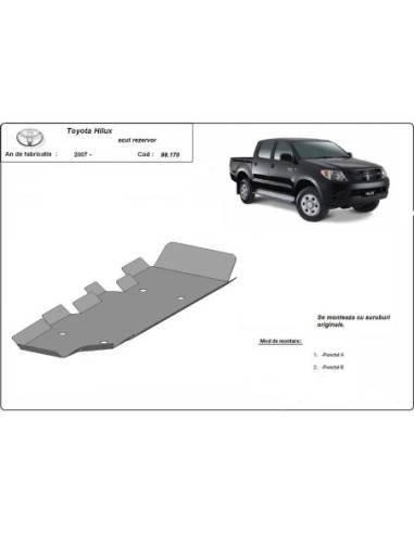 Protección del depósito de combustible Toyota Hilux "99.170" (Desde 2004 hasta 2015)