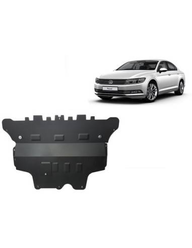 Cubre carter metalico VW Passat B8 - caja de cambios automática "30.145A" (Desde 2015 hasta 2022)