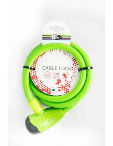 CABLE DE SEGURIDAD CON 2 LLAVES. DIAMETRO 12 MM Y LONGITUD 1.000 MM