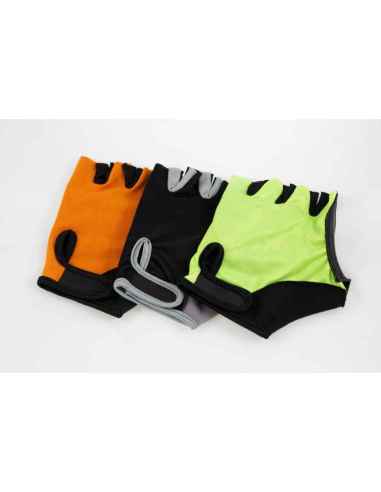 PAR DE GUANTES PARA ADULTOS DE POLYESTER CON ASPECTO DE CUERO. TALLA: S