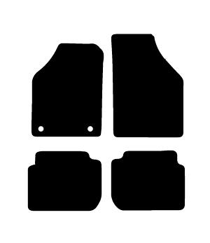 Alfombrillas de moqueta Fiat Idea (2003-2012) a medida - Limited