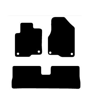 Alfombrillas de moqueta Chevrolet Captiva (2011-2015) a medida - Standard