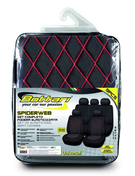 JUEGO DE FUNDAS UNIVERSAL SWING ROJO