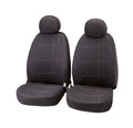 FUNDAS ASIENTO 4 PCS LONA EMBROIDERI