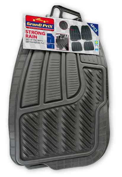 JUEGO 4 ALFOMBRAS DE PVC STRONG RAIN
