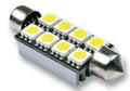 12V 8SMD 5050 T11*42MM BLANCO 1 UNIDAD BLISTER CANBUS