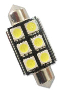 12V 6SMD 5050 T11*39MM BLANCO 1 UNIDAD BLISTER CANBUS