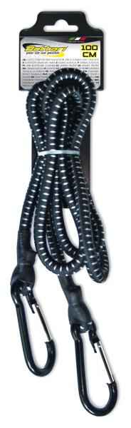 CUERDA ELASTICA 100CM CARABINER