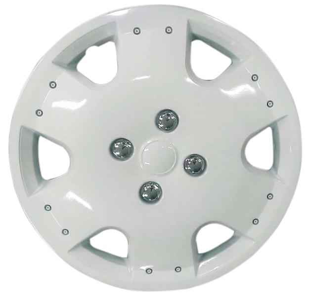 TAPACUBOS LUXE BLANCO 4 UNIDADES 14" MALLORCA