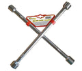 LLAVE CRUCETA DE ACERO CON COLGADOR