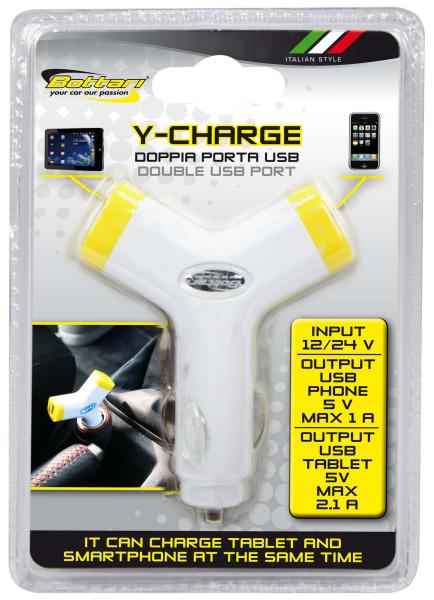 DOBLE PUERTO USB 1 + 2,1 AMP