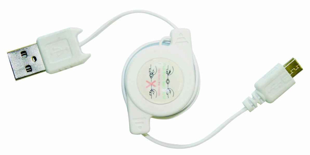 CABLE ENROLLABLE MICRO USB DE CARGA Y DATOS