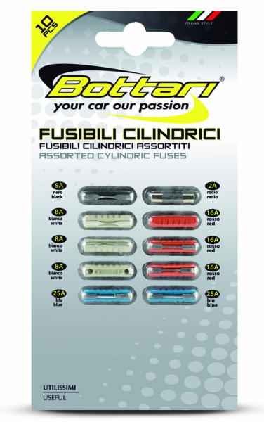 FUSIBLES CILINDRICOS 10 UNIDADES