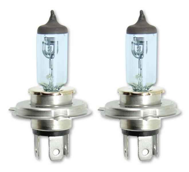 LAMPARA 2 UNIDADES XENON - H4 SUPERWHITE