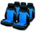 JUEGO FUNDAS KEEN ELASTICAS NEGRO/AZUL