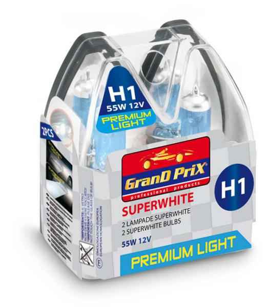 LAMPARA HALOGENA - H1 ESTUCHE SUPERWHITE