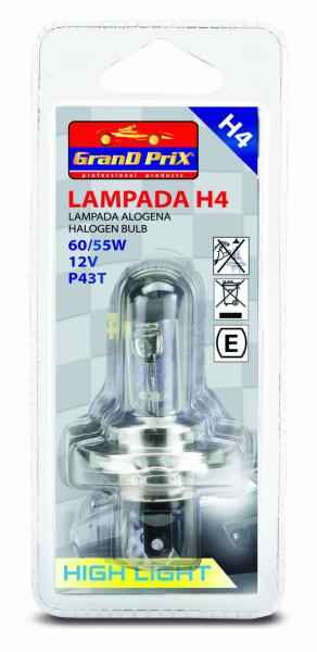 LAMPARA H4 - 12V GRAND PRIX