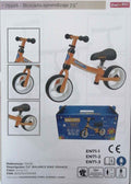 BICICLETA APRENDIZAJE SIN PEDALES, 7'5", NARANJA, 18+, 20 KG MAX
