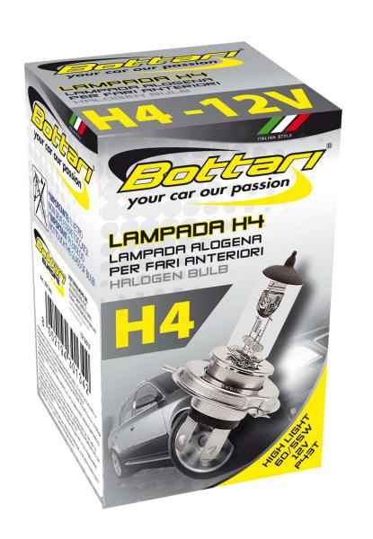 LAMPARA H4 - 12V 55W/60W P43T CAJA