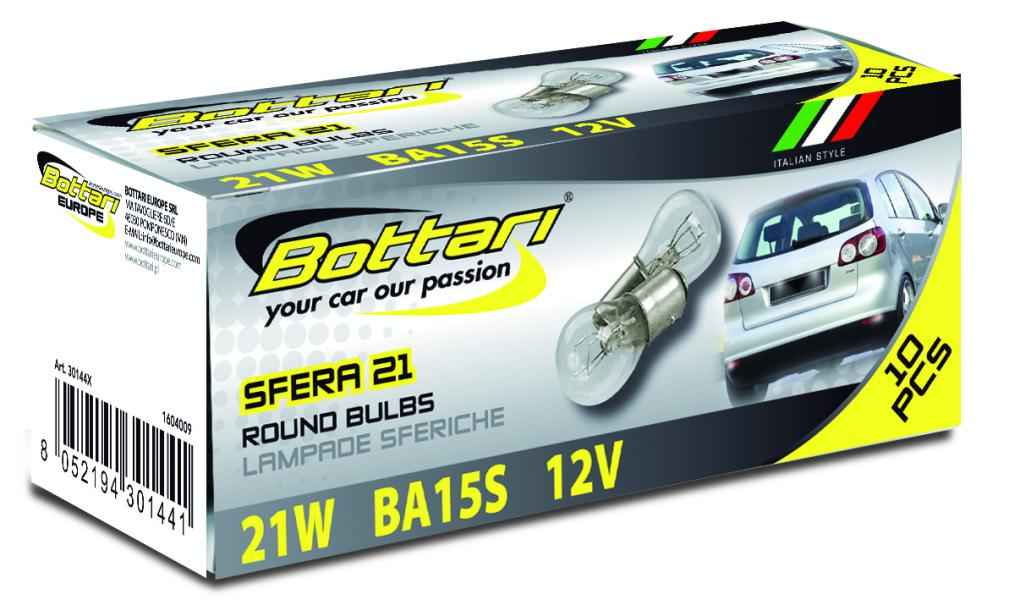 LAMPARAS 12V 21W BA15S 10PZS