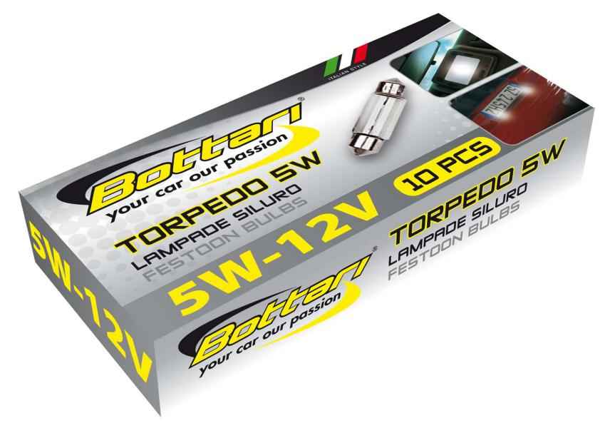 LAMPARAS 12V 5W CAJA 10 UNIDADES