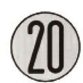 Placa de Velocidad Homologada 20 Diametro 200/300mm