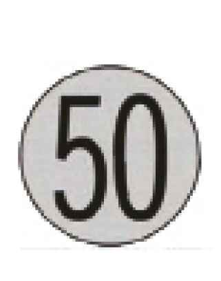 Placa de Velocidad Homologada 50 Diametro 200/300mm