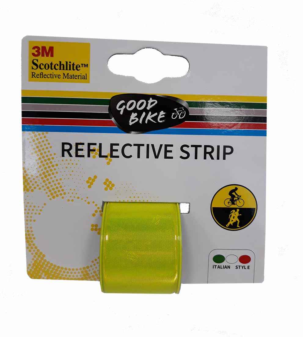 TIRAS REFLECTENTES AMARILLO? 3X39CM. ADHESIVO 3M