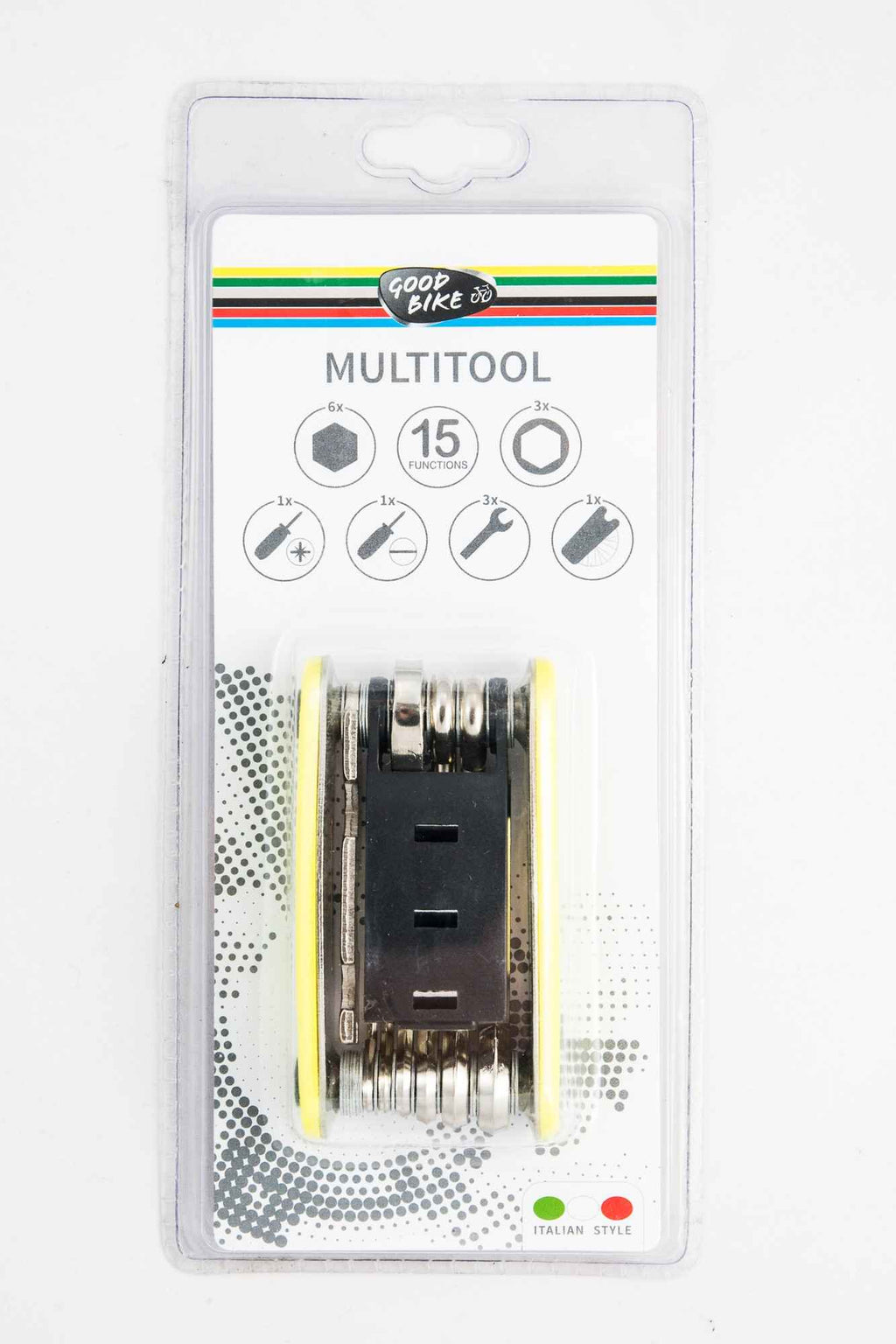 KIT MULTIHERRAMIENTA REPARA BICI 15 FUNCIONES - COLORES SURTIDOS
