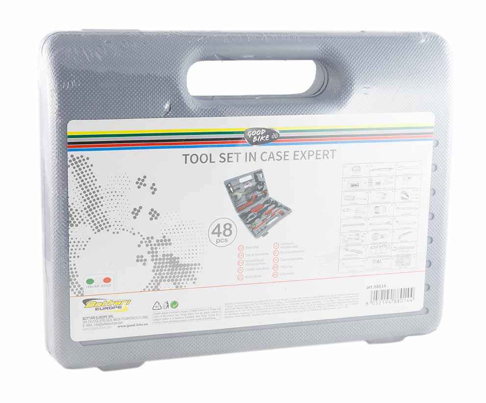 CAJA HERRAMIENTAS BICI COMPLETA 48 PZAS