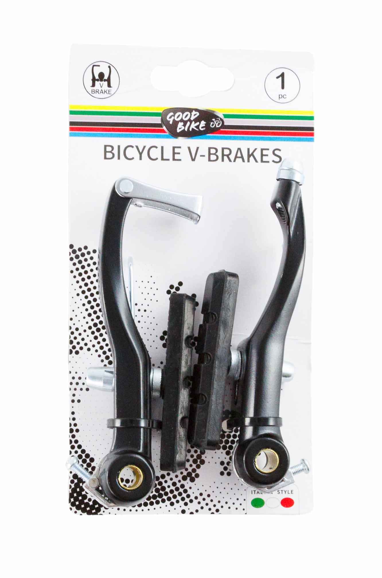 FRENOS PARA RUEDA DELANTERA Y TRASERA V-BRAKE NEGRO