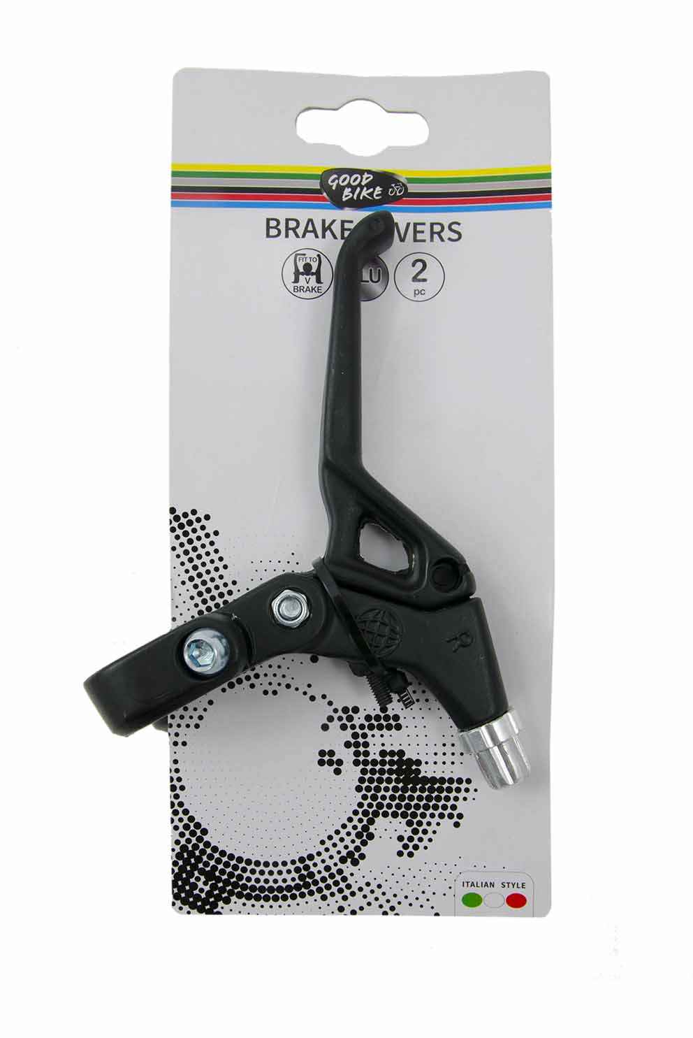 JUEGO 2 PZAS. MANETAS DE ALUMINIO NEGRO MOD.CLAMP