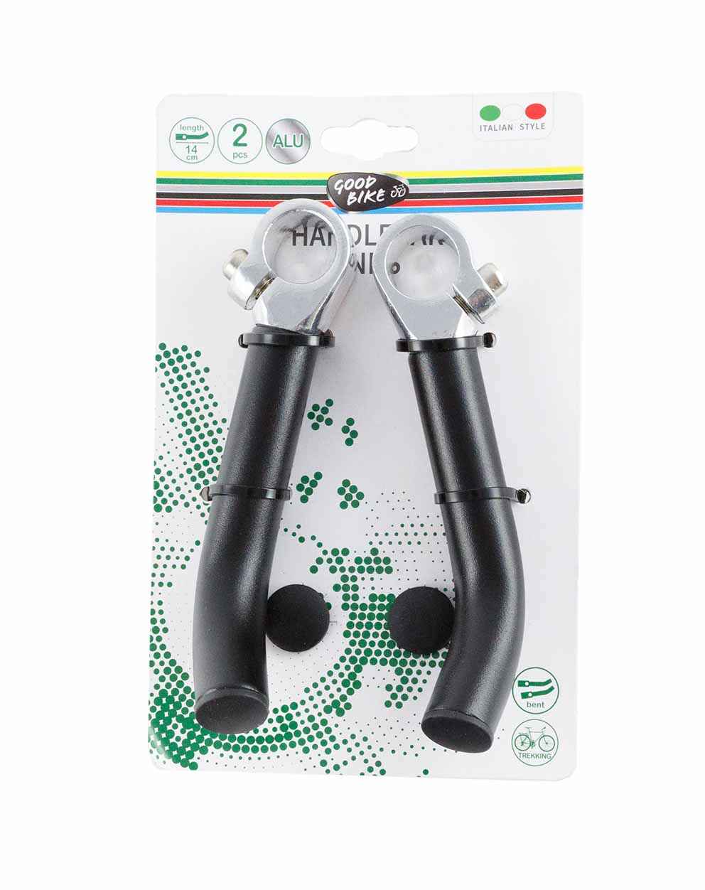 PROLONGADORES MANILLAR CURVADOS ALUMINIO 14CM
