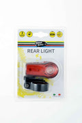 LUZ TRASERA ROJA 5 LEDS 2 FUNCIONES: FIJO E INTERMITENTE