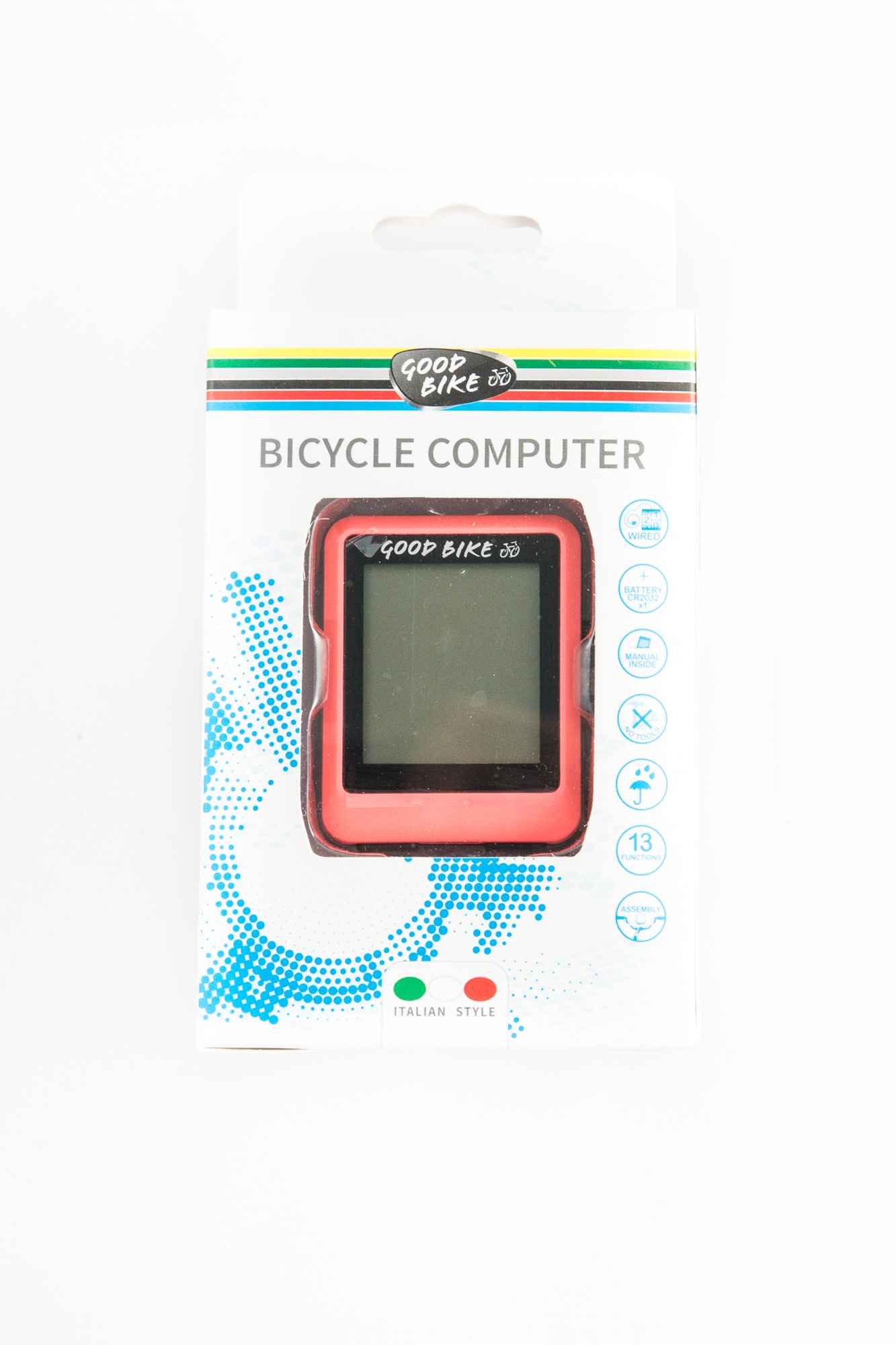 CICLO COMPUTADOR CON CABLE 13 FUNCIONES. RELOJ 12/24 H. CROOGRAFO