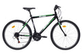 MTB BICICLETA 26 "MILANO" 1.6 18 VELOCIDADES V-BRAKES HOMBRE - COLOR PRINCIPAL NEGRO