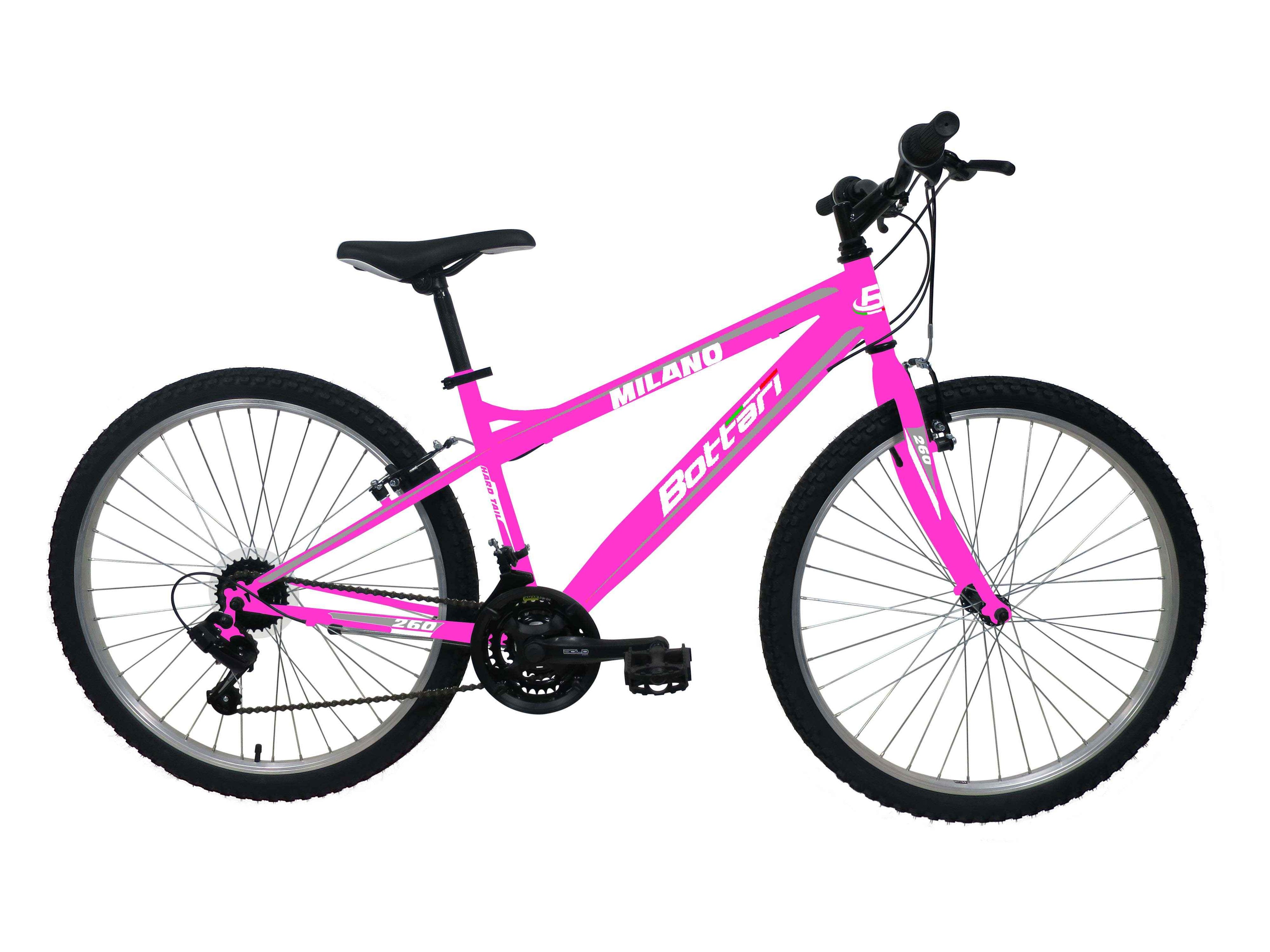 Bicicleta MTB BICICLETA 26 "MILANO"18 VELOCIDADES V-BRAKES, MUJER - COLOR PRINCIPAL VIOLETA