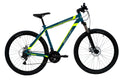 Bicicleta MTB 27.5 CUADRO DE ACERO "CERVINIA" SHIMANO 21 VELOCIDADES TY300 FRENOS DISCO DELANTEROS Y TRASEROS - COLOR PR