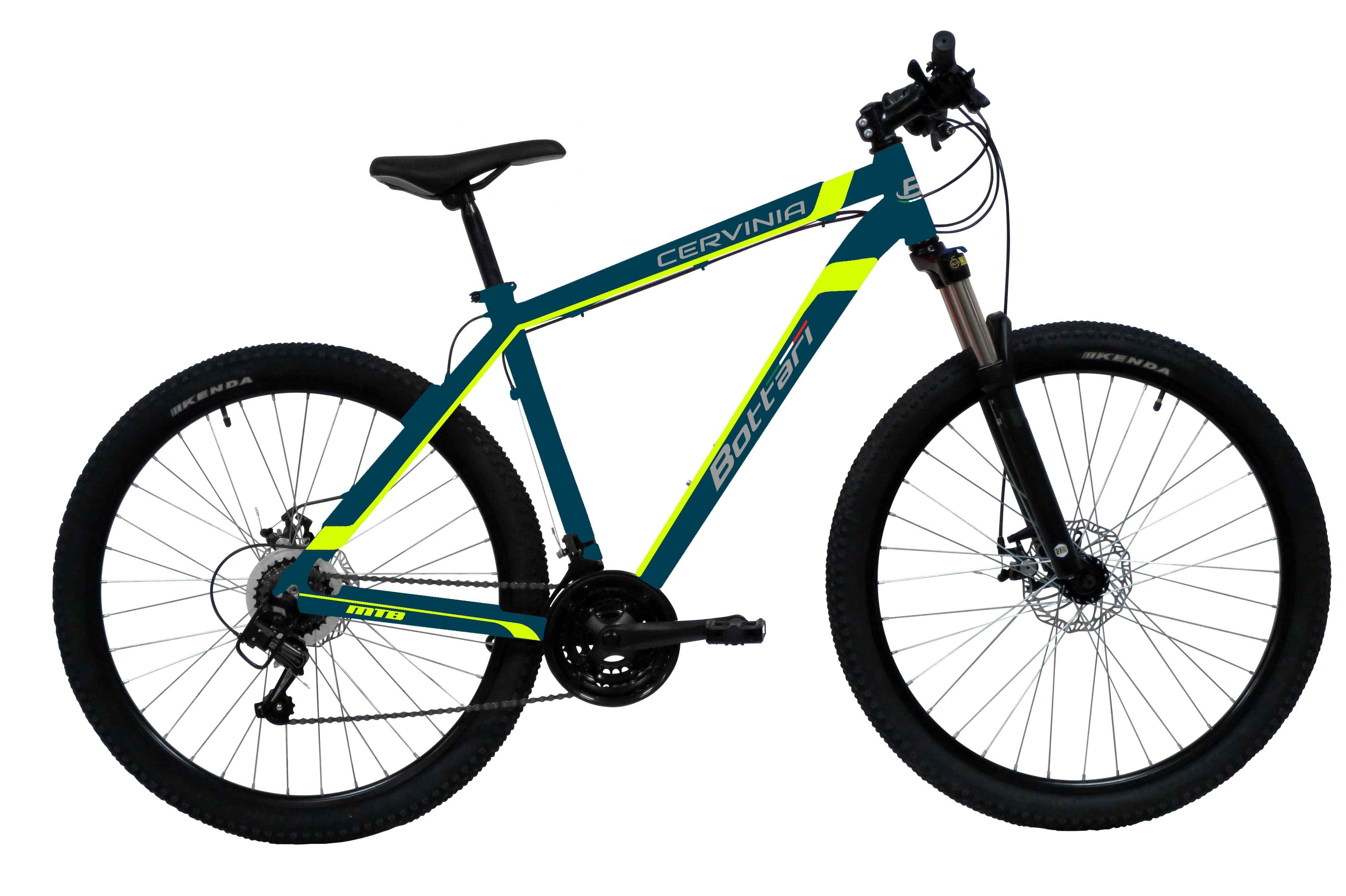 Bicicleta MTB 27.5 CUADRO DE ACERO "CERVINIA" SHIMANO 21 VELOCIDADES TY300 FRENOS DISCO DELANTEROS Y TRASEROS - COLOR PR