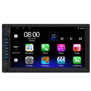 Radio 2DIN 7?? WGA digital TFT/LCD capacitiva táctil