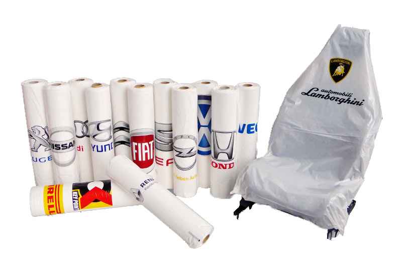 Fundas de Asiento con Logo Marca