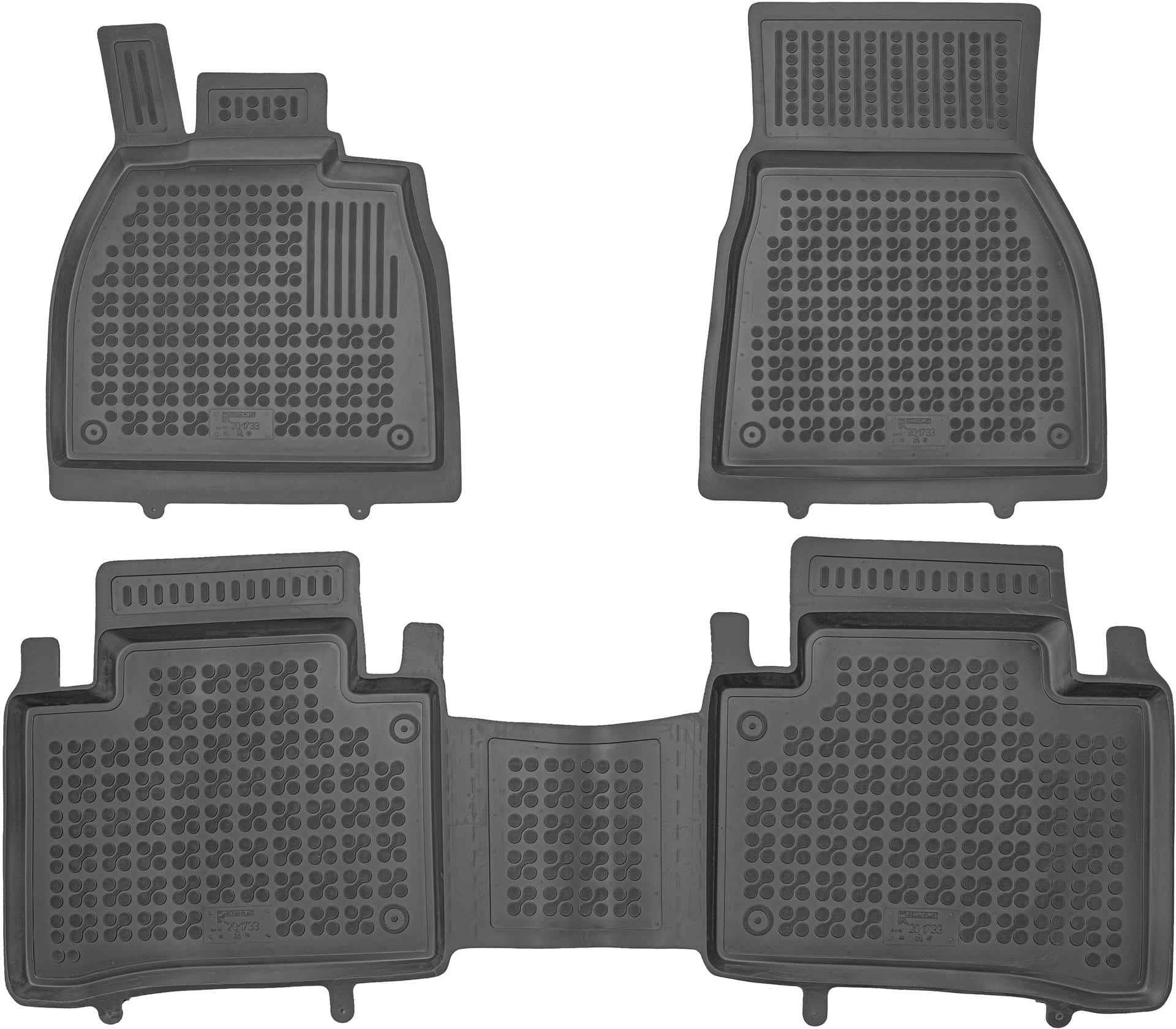Alfombrillas de goma 3D Premium Para Mercedes EQS V297 Limousine (2021-actualidad) a medida