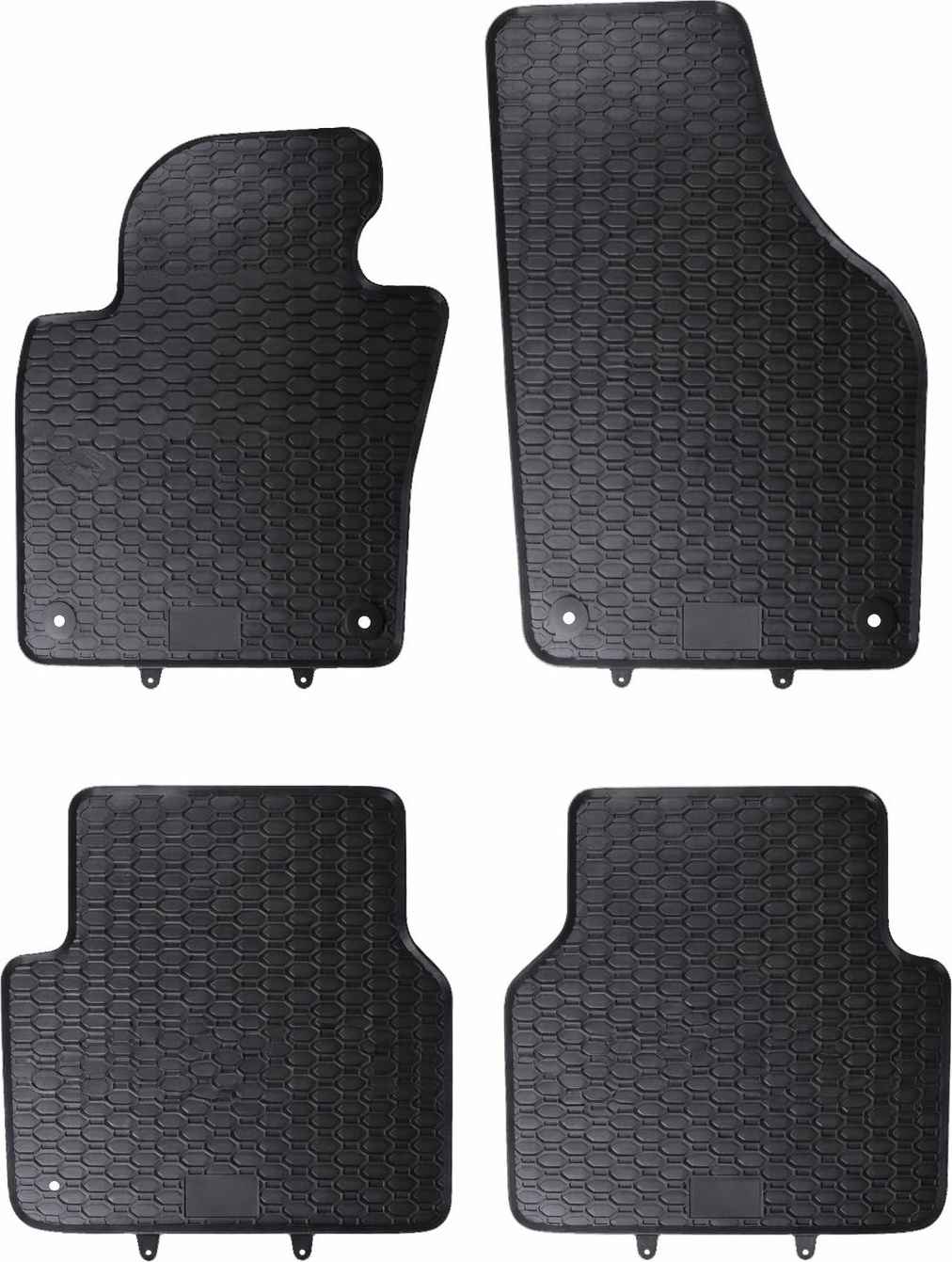 Alfombrillas de goma Volkswagen Tiguan I (2007-2016) - Juego 4 Piezas