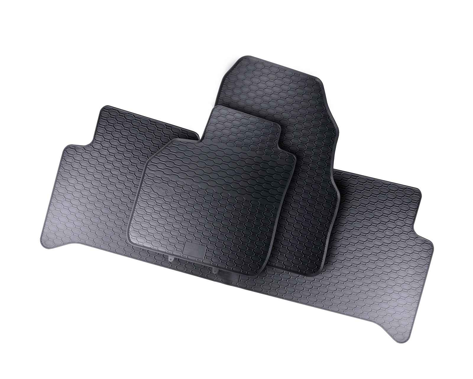 Alfombrillas de goma Renault Scenic II (2003-2009) - fila Trasera Unida
