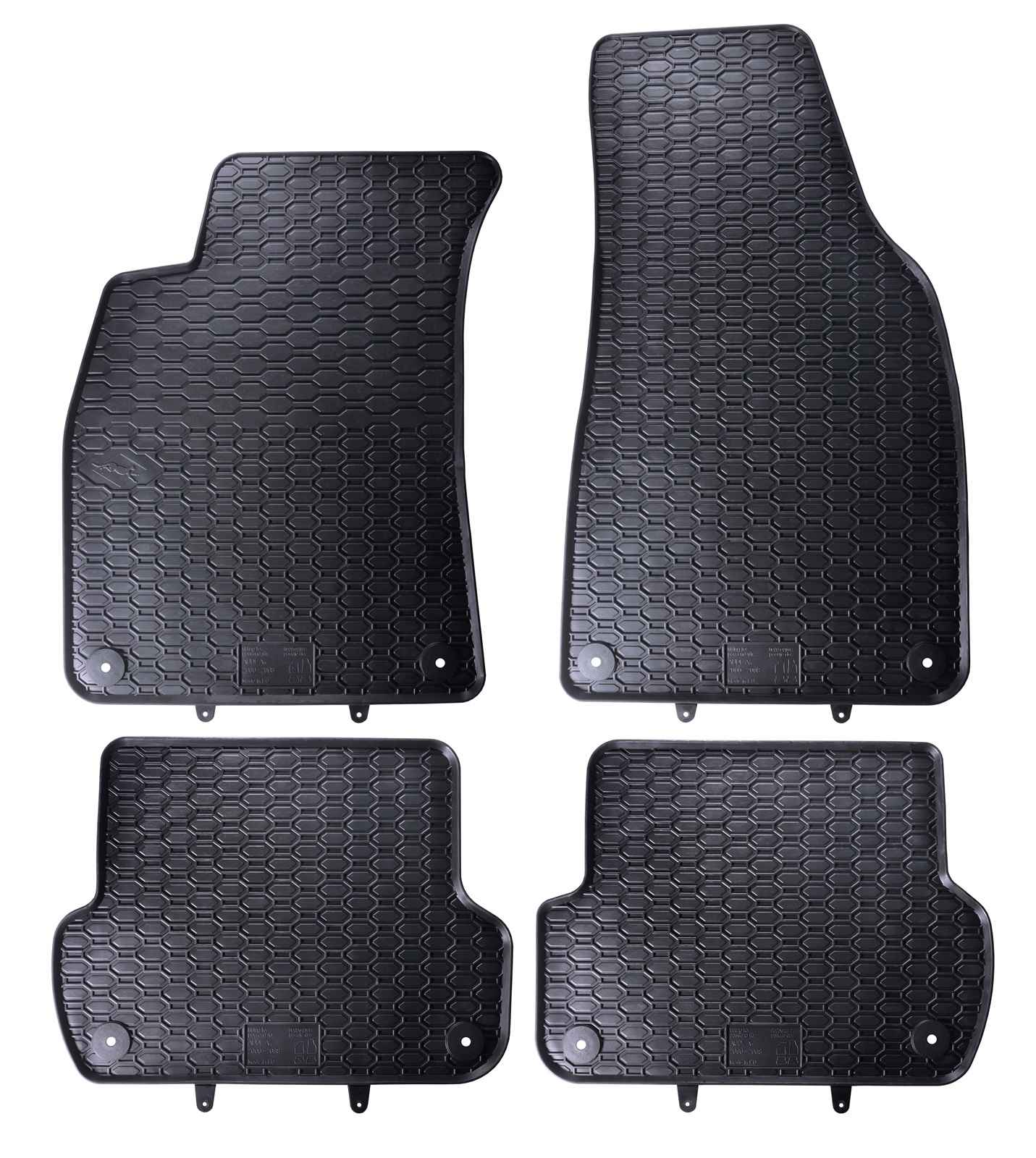 Alfombrillas de goma Audi A4 B7 (2004-2009) - Juego 4 Piezas