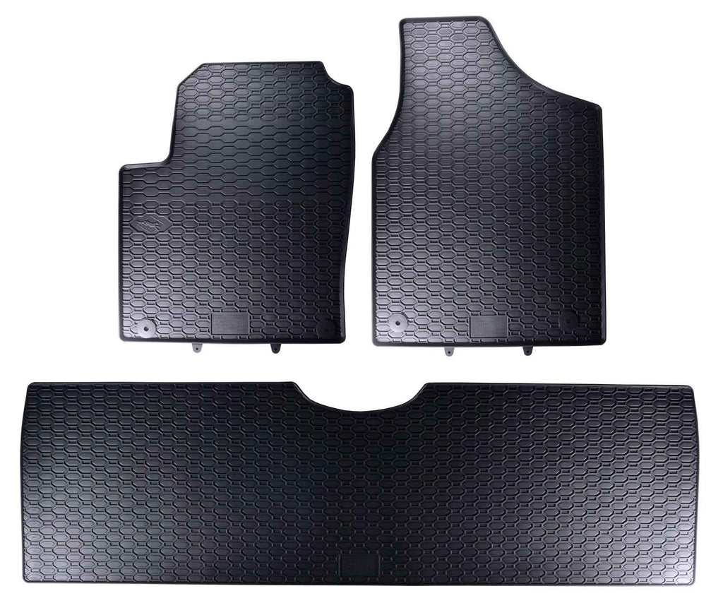 Alfombrillas de goma Seat Alhambra I (1996-2010) 5 Plazas - Juego 3 Piezas