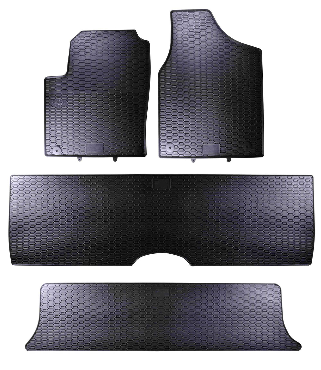 Alfombrillas de goma Volkswagen Sharan I (1995-2010) 7 Plazas - Juego 4 Piezas
